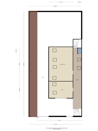 Floorplan - Oud Emmeloorderweg 24, 8319 AE Schokland